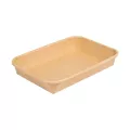 Barquette Sushi Kraft naturel 165x115x24cm